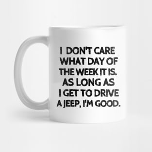 No jeep, no life! Mug